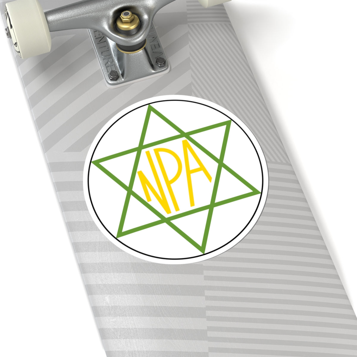 Badge of the Nigerian Ports Authority 1955-1960 (Niger) (Coat of Arms) STICKER Vinyl Kiss-Cut Decal