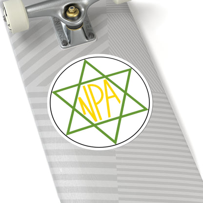 Badge of the Nigerian Ports Authority 1955-1960 (Niger) (Coat of Arms) STICKER Vinyl Kiss-Cut Decal