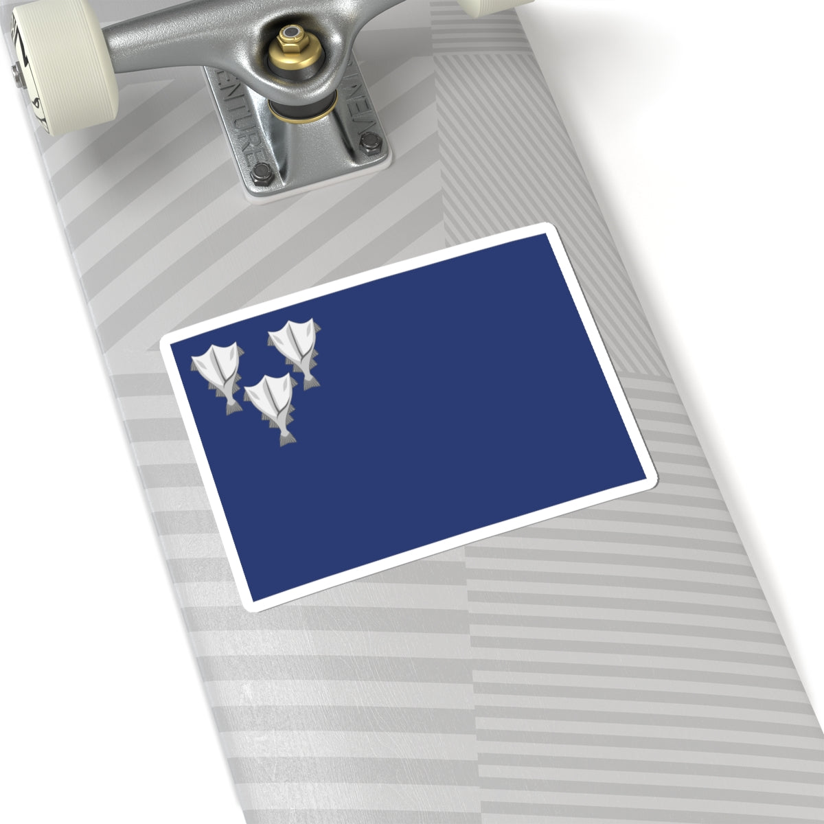 Flag of Jørgen Jørgensen 1809 (Iceland) STICKER Vinyl Kiss-Cut Decal