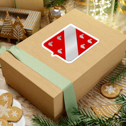 Bergen 1921 wapen (Netherlands) (Coat of Arms) STICKER Vinyl Kiss-Cut Decal