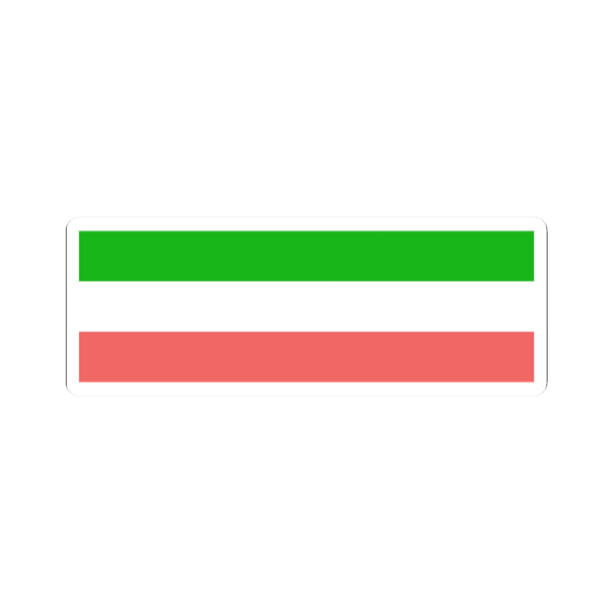 Civil flag of Persia 1907-1933 (Iran) STICKER Vinyl Kiss-Cut Decal
