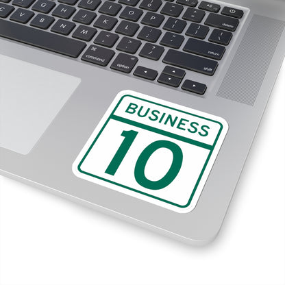 MD Route 10 Business (Maryland) (Road Sign) STICKER Vinyl Kiss-Cut Decal