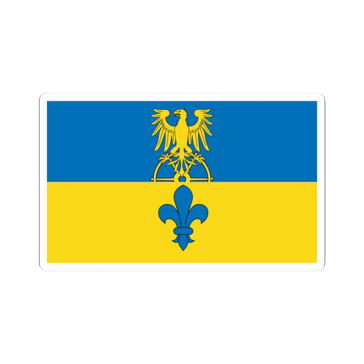 Flag of the Diocese of Swansea and Brecon (United Kingdom) STICKER Vinyl Kiss-Cut Decal