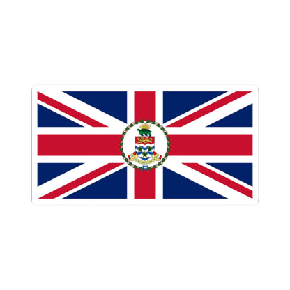Flag of the Governor of the Cayman Islands pre-1999 (United Kingdom) STICKER Vinyl Kiss-Cut Decal