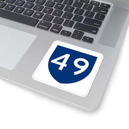 PR primary 49 (Puerto Rico) (Road Sign) STICKER Vinyl Kiss-Cut Decal