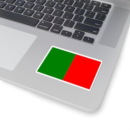 Flag of Bourges (France) STICKER Vinyl Kiss-Cut Decal