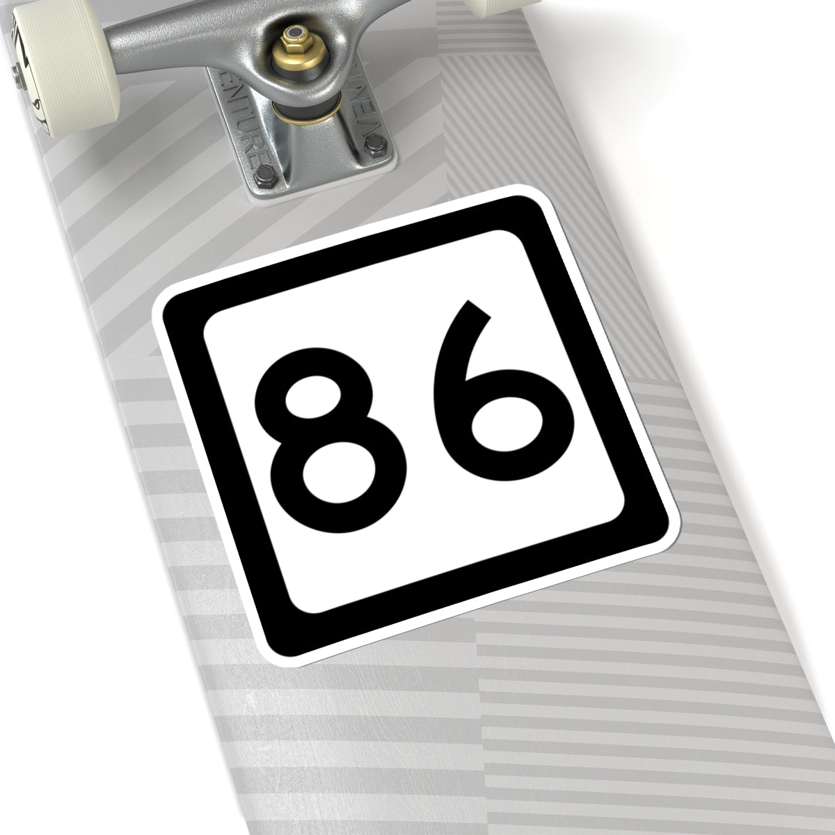 WV-86 (Virginia) (Road Sign) STICKER Vinyl Kiss-Cut Decal
