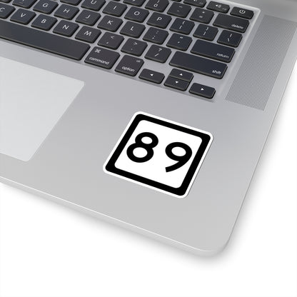WV-89 (Virginia) (Road Sign) STICKER Vinyl Kiss-Cut Decal