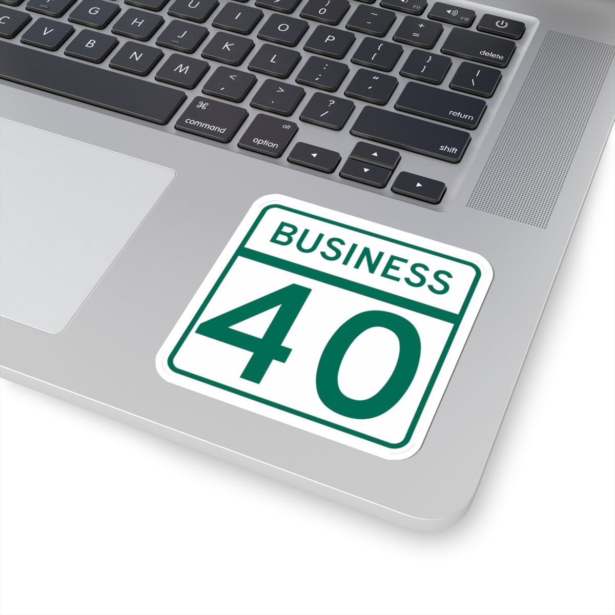 MD Route 40 Business (Maryland) (Road Sign) STICKER Vinyl Kiss-Cut Decal