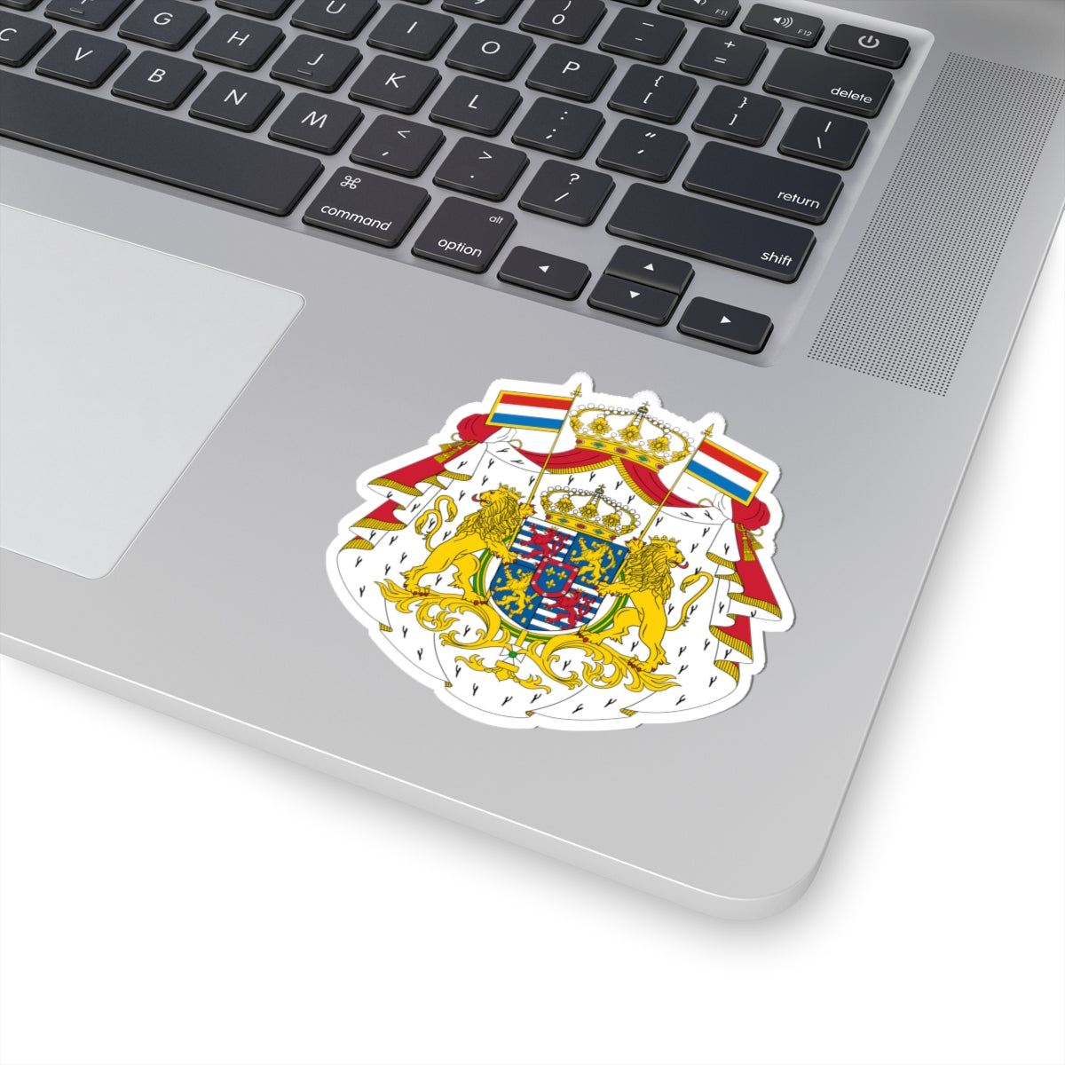 Armoiries Luxembourg Bourbon avec ornements 2 (Spain) (Coat of Arms) STICKER Vinyl Kiss-Cut Decal
