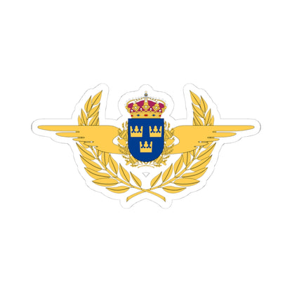 Polisflyget vapen (Sweden) (Coat of Arms) STICKER Vinyl Kiss-Cut Decal