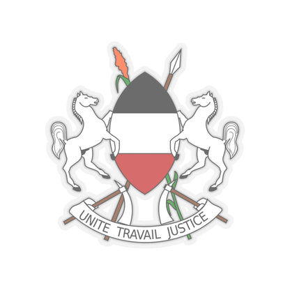 Coat of arms of Upper Volta (1967-1984) - STICKER Vinyl Kiss-Cut Decal