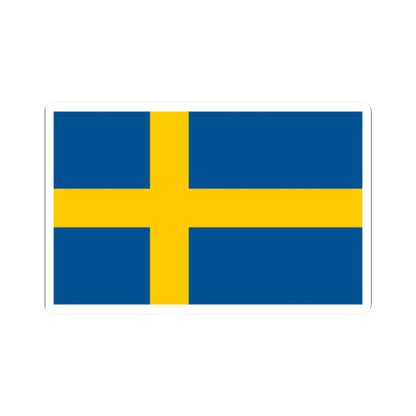 Flag of Sweden (Sweden) STICKER Vinyl Kiss-Cut Decal