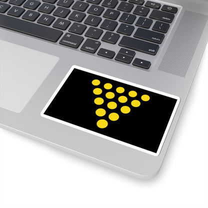 Flag of the Duke of Cornwall (England) STICKER Vinyl Kiss-Cut Decal