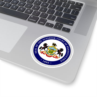 Seal of the Superior Court of Pennsylvania - STICKER Vinyl Kiss-Cut Decal