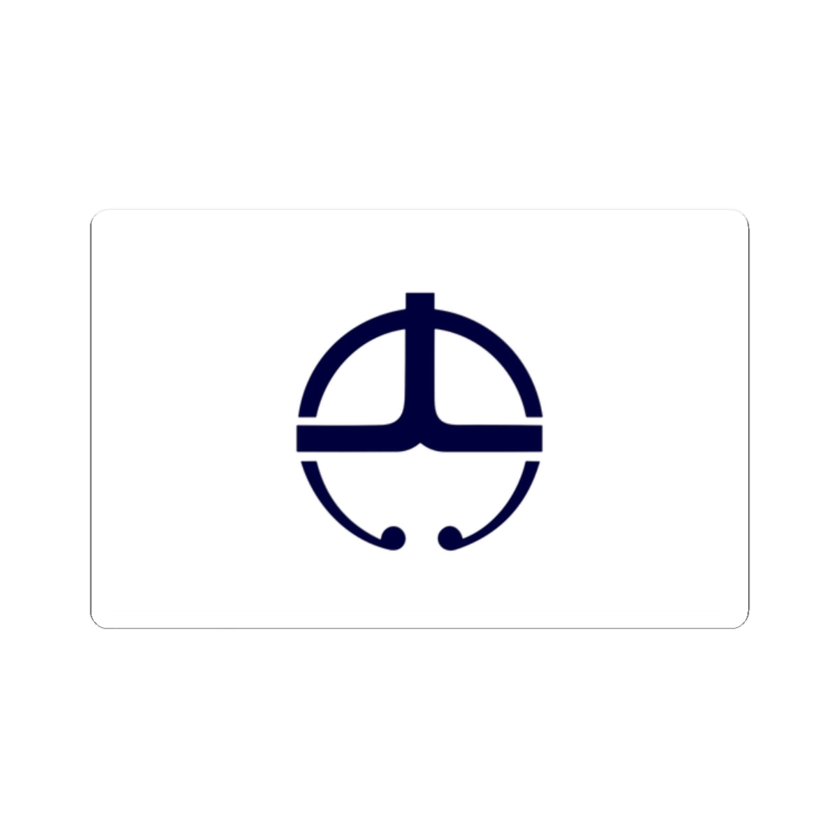 Flag of Oyodo Nara (Japan) STICKER Vinyl Kiss-Cut Decal