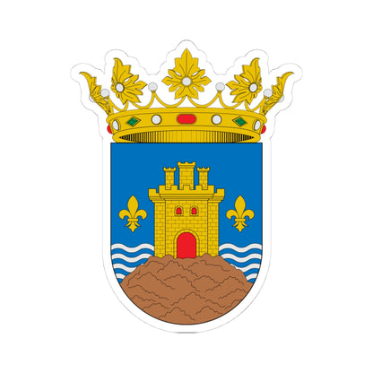 Escudo de Peñíscola (Spain) (Coat of Arms) STICKER Vinyl Kiss-Cut Decal
