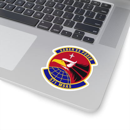 571st Mobility Support Advisory Squadron (U.S. Air Force) STICKER Vinyl Kiss-Cut Decal