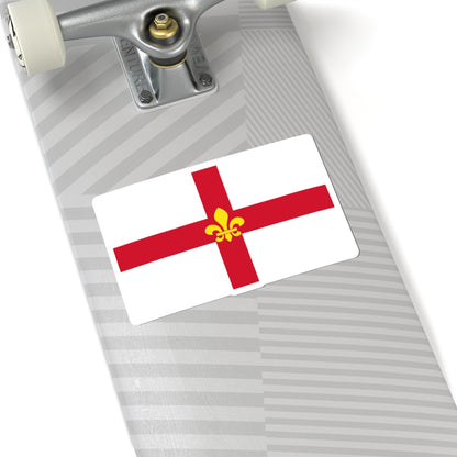 Flag of Lincoln (England) STICKER Vinyl Kiss-Cut Decal