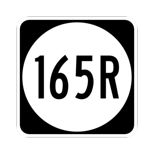 PR tertiary 165R (Puerto Rico) (Road Sign) STICKER Vinyl Kiss-Cut Decal