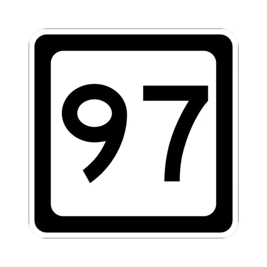 WV-97 (Virginia) (Road Sign) STICKER Vinyl Kiss-Cut Decal