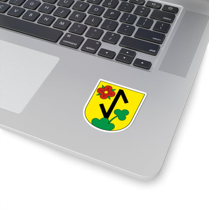 Rohr SO-blazon (Switzerland) (Coat of Arms) STICKER Vinyl Kiss-Cut Decal
