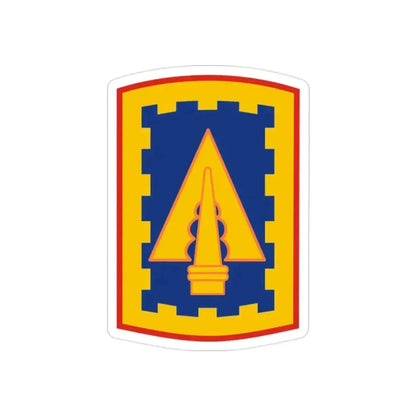 108th Air Defense Artillery Brigade (U.S. Army) REVERSE PRINT Transparent Die-Cut STICKER 2 Inch Die-Cut Transparent - The Sticker Space