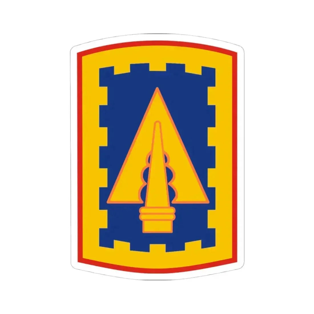 108th Air Defense Artillery Brigade (U.S. Army) STICKER Vinyl Kiss-Cut Decal 4 Inch White - The Sticker Space