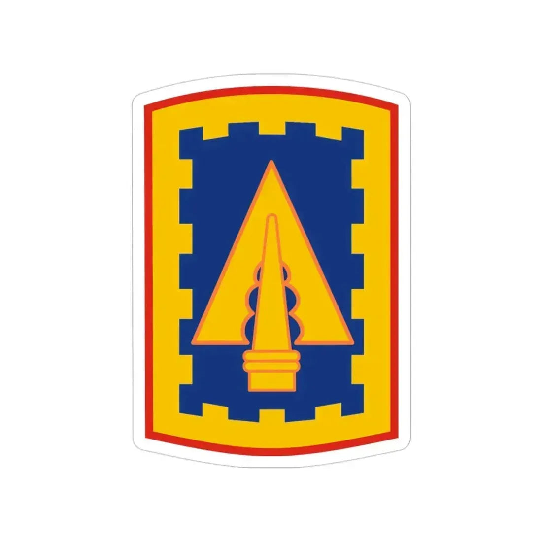 108th Air Defense Artillery Brigade (U.S. Army) Transparent STICKER Die-Cut Vinyl Decal 3 Inch - The Sticker Space