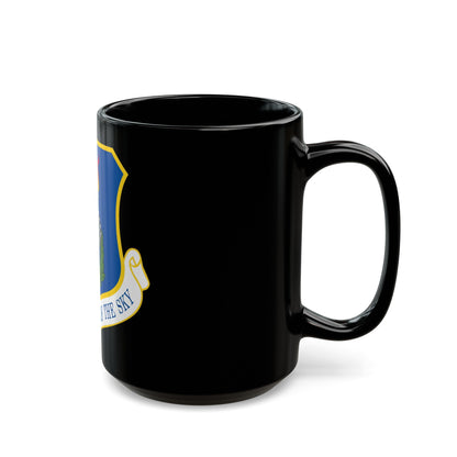 108th Air Refueling Wing (U.S. Air Force) Black Coffee Mug-The Sticker Space