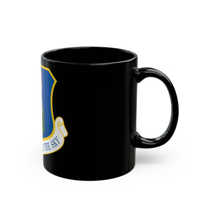 108th Air Refueling Wing (U.S. Air Force) Black Coffee Mug-The Sticker Space