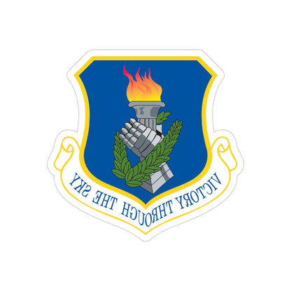 108th Air Refueling Wing (U.S. Air Force) REVERSE PRINT Transparent STICKER-4" × 4"-The Sticker Space