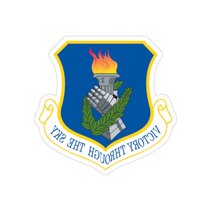 108th Air Refueling Wing (U.S. Air Force) REVERSE PRINT Transparent STICKER-5" × 5"-The Sticker Space