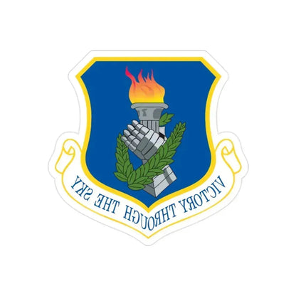108th Air Refueling Wing (U.S. Air Force) REVERSE PRINT Transparent Die-Cut STICKER 2 Inch Die-Cut Transparent - The Sticker Space