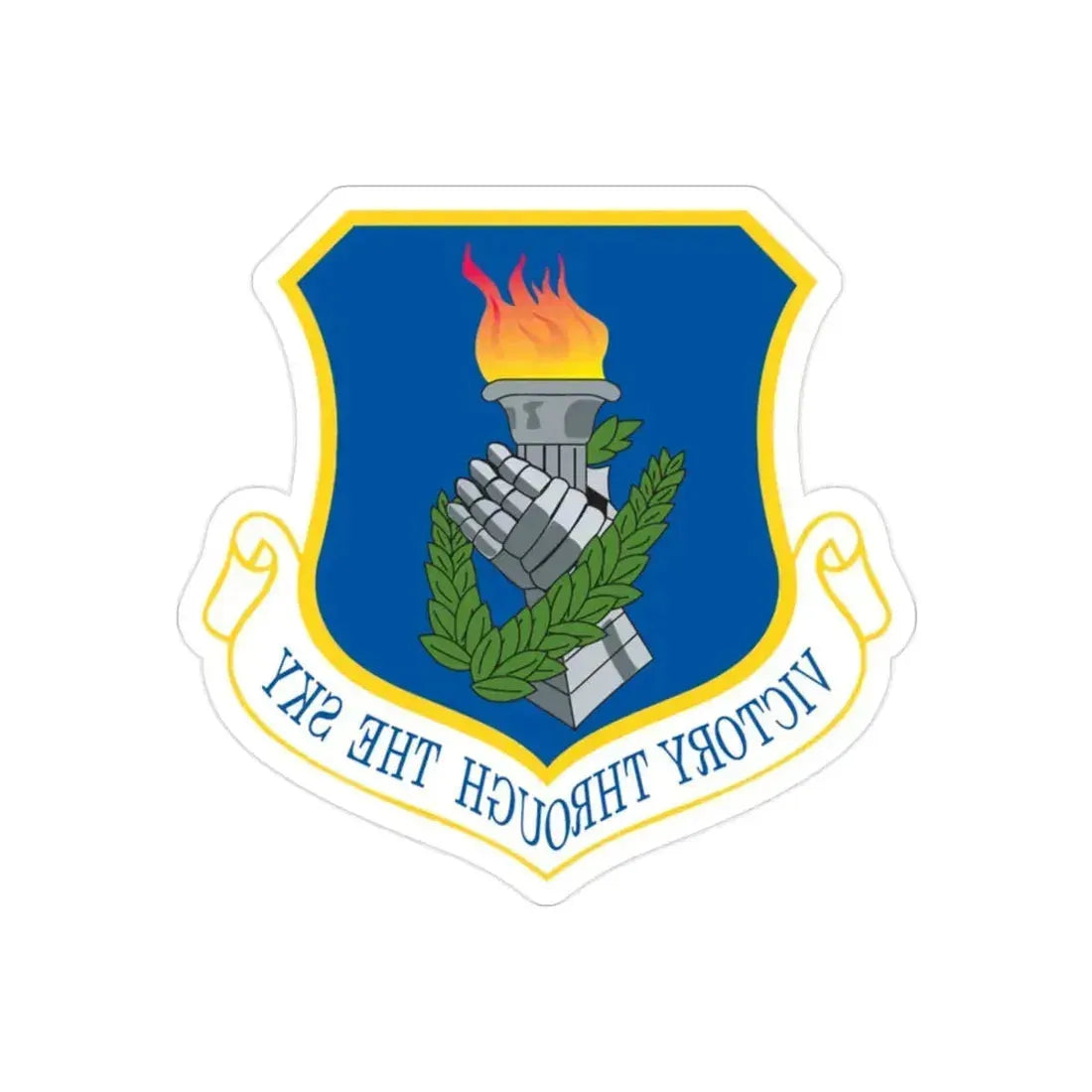 108th Air Refueling Wing (U.S. Air Force) REVERSE PRINT Transparent Die-Cut STICKER - The Sticker Space
