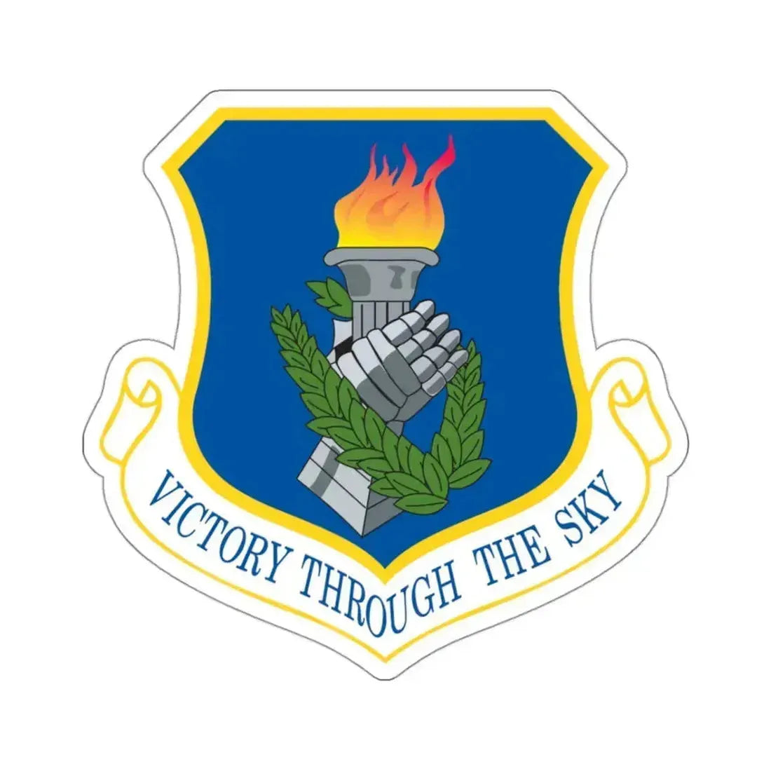 108th Air Refueling Wing (U.S. Air Force) STICKER Vinyl Kiss-Cut Decal 3 Inch White - The Sticker Space