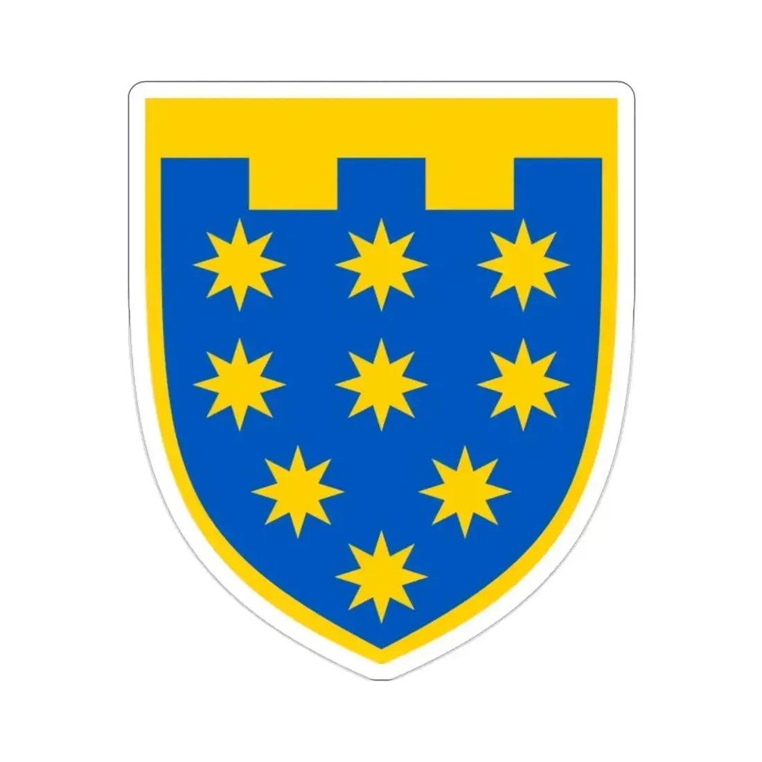 108th Detached Territorial Defense Brigade (Ukraine) STICKER Vinyl Die-Cut Decal 2 Inch - The Sticker Space