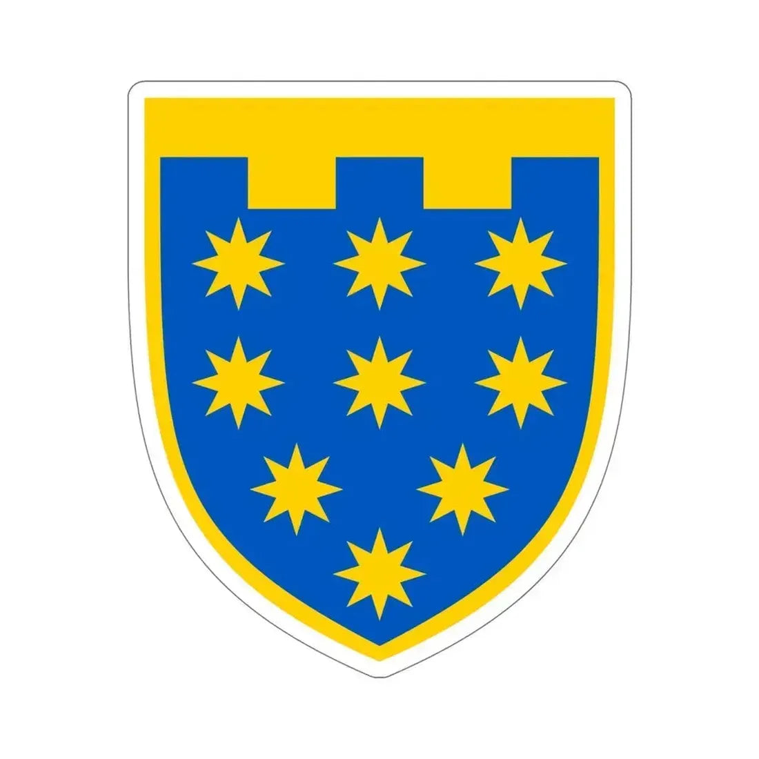 108th Detached Territorial Defense Brigade (Ukraine) STICKER Vinyl Die-Cut Decal 6 Inch - The Sticker Space