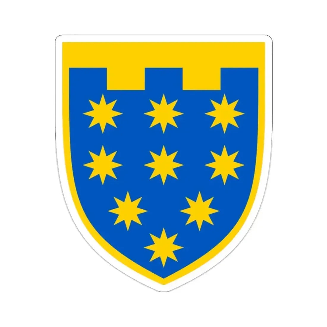 108th Detached Territorial Defense Brigade (Ukraine) STICKER Vinyl Die-Cut Decal - The Sticker Space