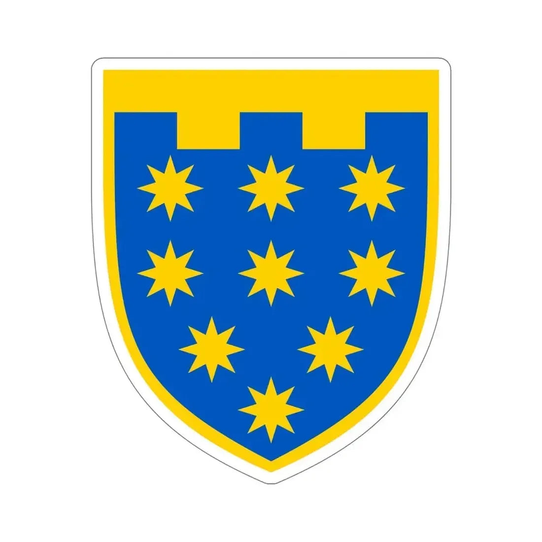 108th Detached Territorial Defense Brigade (Ukraine) STICKER Vinyl Die-Cut Decal - The Sticker Space