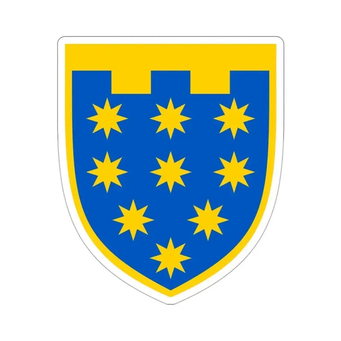 108th Detached Territorial Defense Brigade (Ukraine) STICKER Vinyl Die-Cut Decal - The Sticker Space