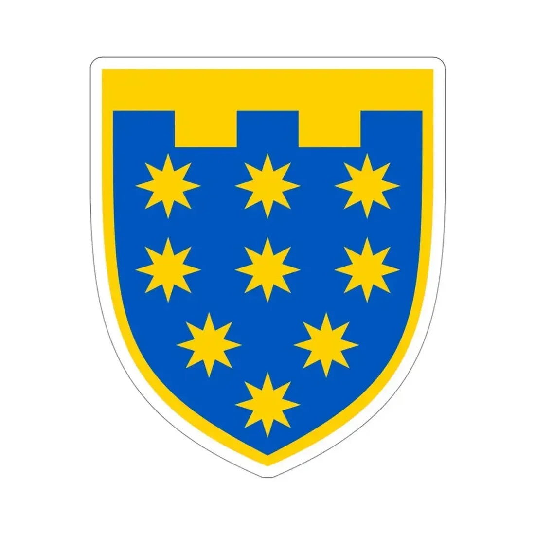 108th Detached Territorial Defense Brigade (Ukraine) STICKER Vinyl Die-Cut Decal - The Sticker Space