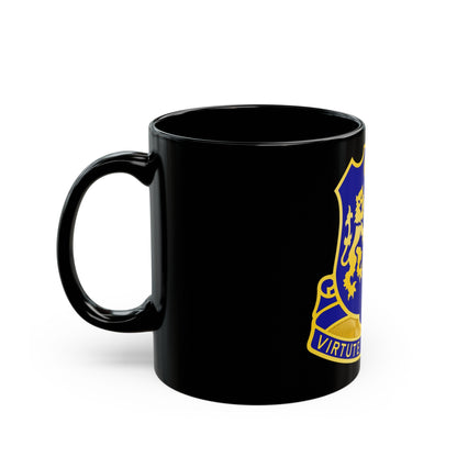 108th Infantry Regiment (U.S. Army) Black Coffee Mug-The Sticker Space