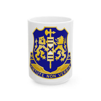 108th Infantry Regiment (U.S. Army) White Coffee Mug-15oz-The Sticker Space