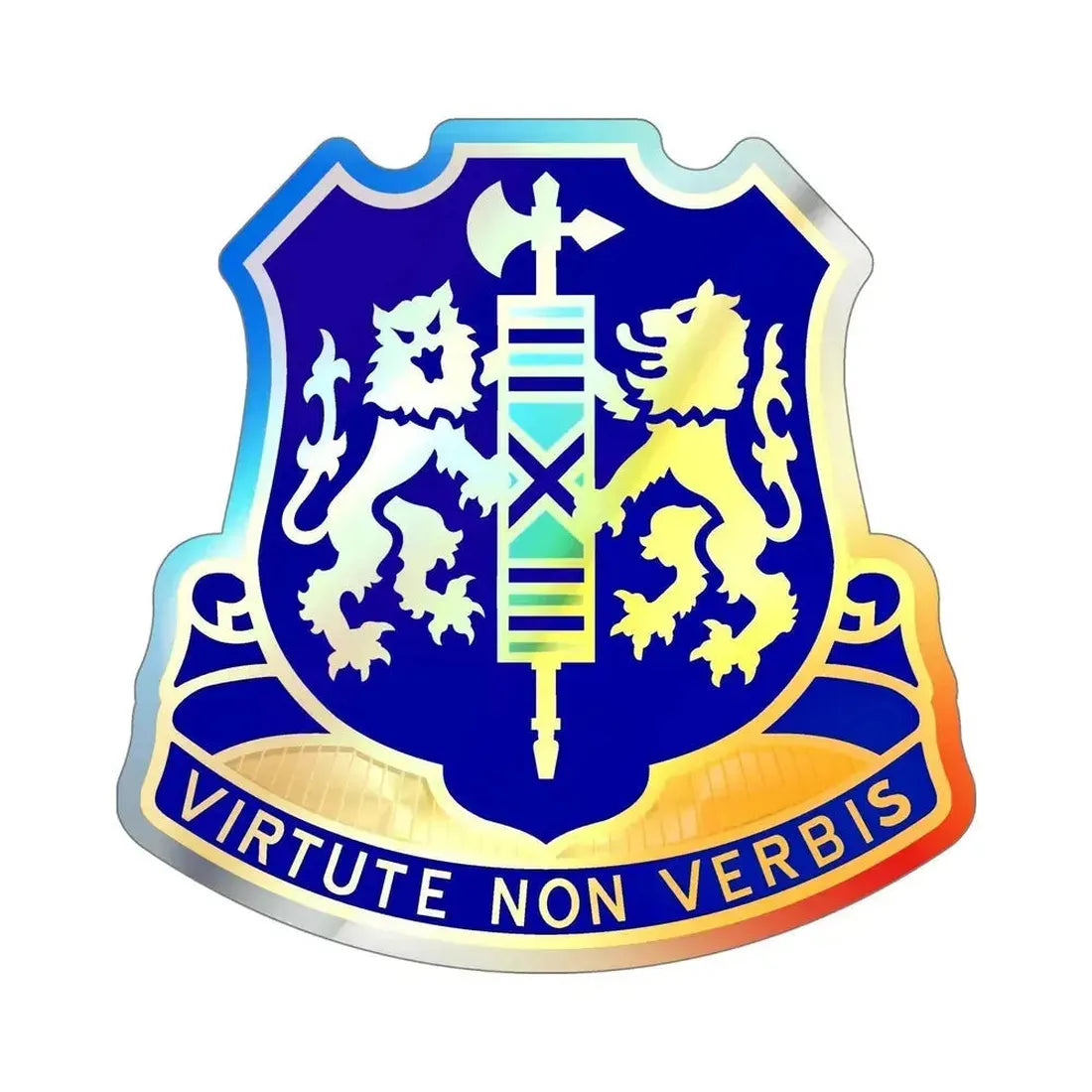 108th Infantry Regiment (U.S. Army) Holographic STICKER Die-Cut Vinyl Decal - The Sticker Space