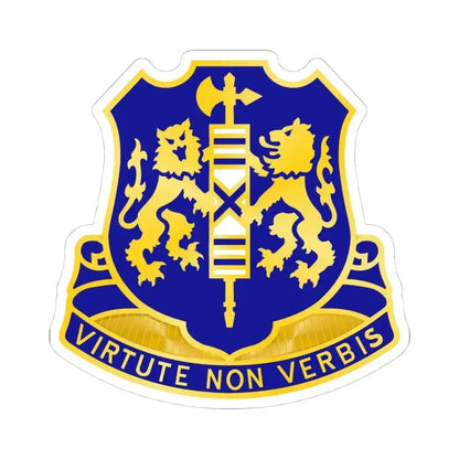 108th Infantry Regiment (U.S. Army) STICKER Vinyl Kiss-Cut Decal 4 Inch White - The Sticker Space