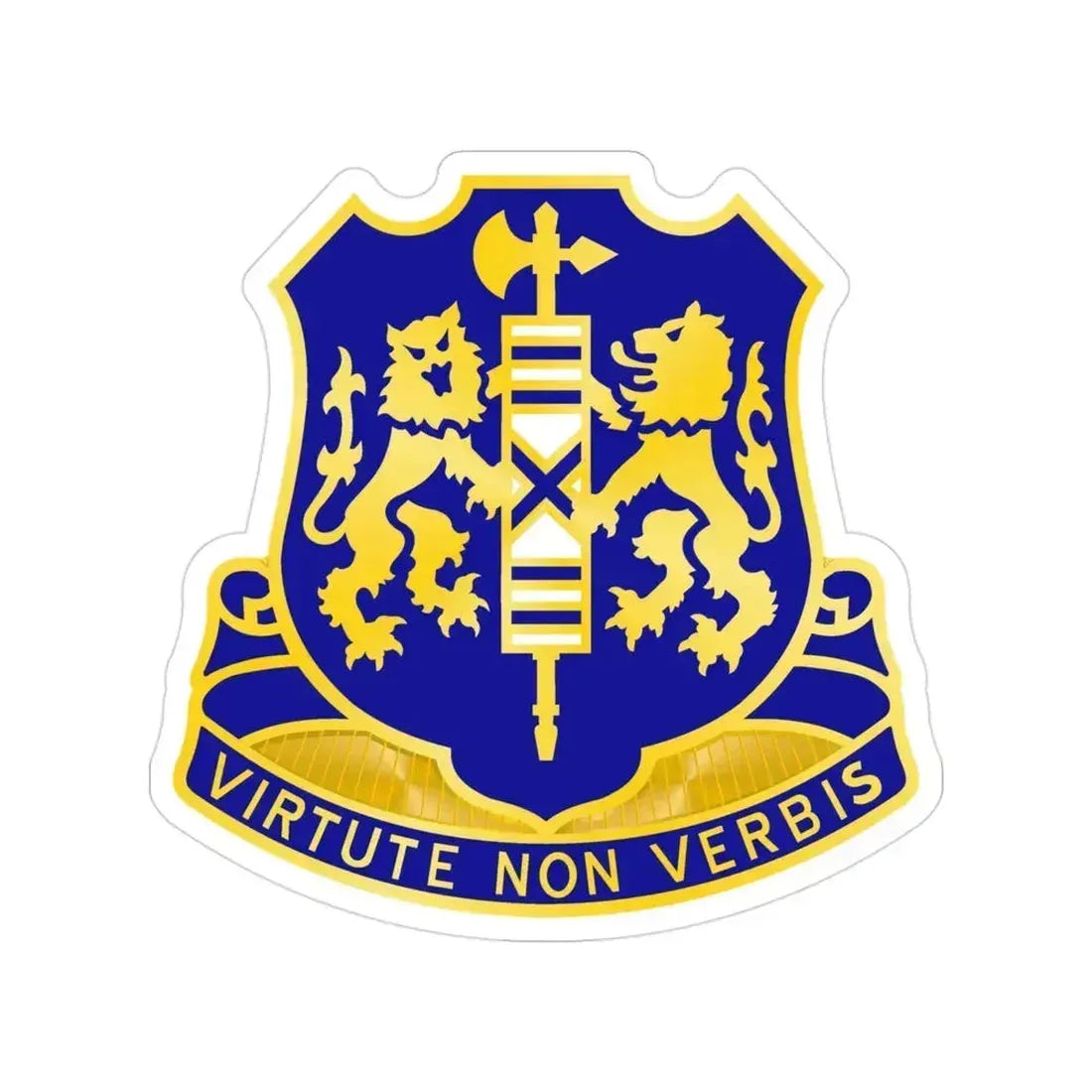 108th Infantry Regiment (U.S. Army) Transparent STICKER Die-Cut Vinyl Decal 3 Inch - The Sticker Space