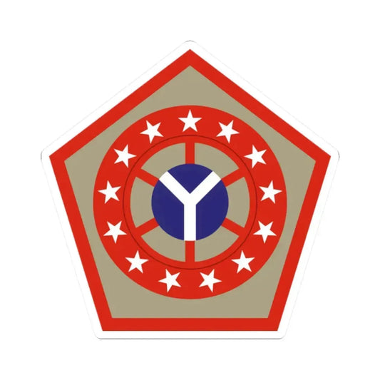 108th Sustainment Brigade (U.S. Army) STICKER Vinyl Kiss-Cut Decal 2 Inch White - The Sticker Space