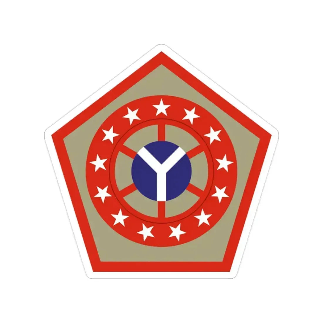 108th Sustainment Brigade (U.S. Army) Transparent STICKER Die-Cut Vinyl Decal 2 Inch - The Sticker Space