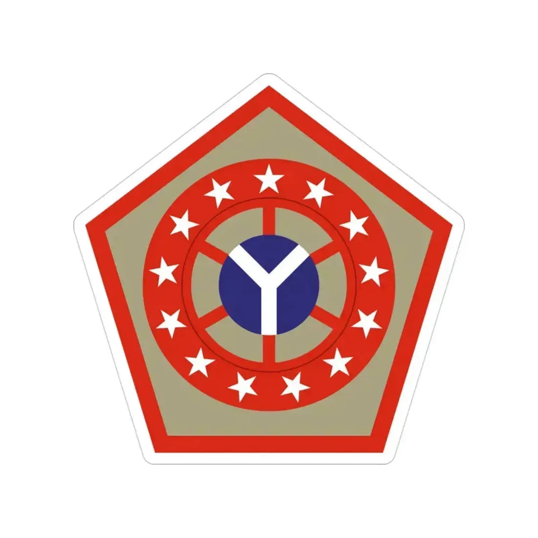 108th Sustainment Brigade (U.S. Army) Transparent STICKER Die-Cut Vinyl Decal 3 Inch - The Sticker Space